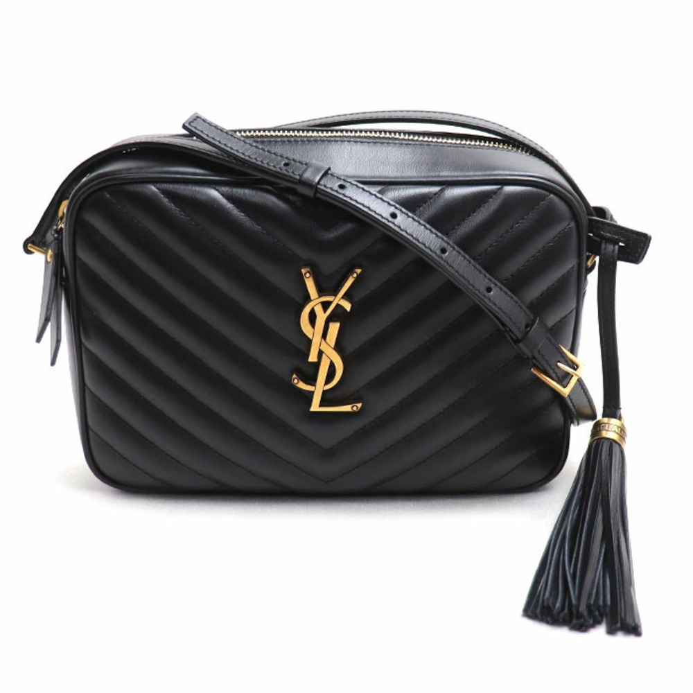 SAINT LAURENT Lou Camera Bag Shoulder Black